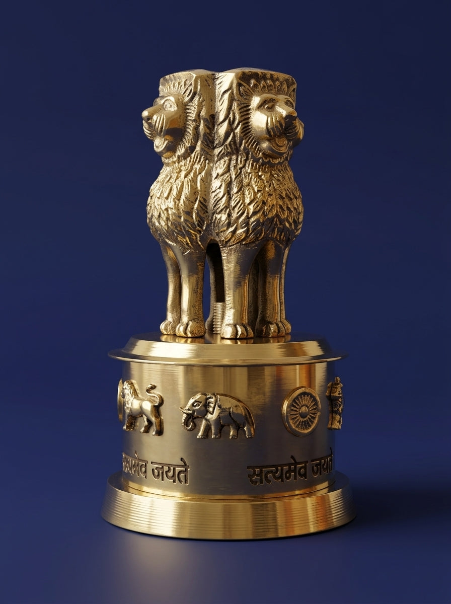 Brass Ashok Stambh - View 5