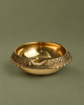 Brass Kuber Pooja Lamp — Three-quarter hero